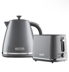 Daewoo Stirling Pyramid 1.7L Rapid Boil Matching Kettle & 2 Slice Toaster Set