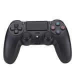 NK Wireless Controller for PS4 / PS3 / PC/Mobile - Dualshock vibration, fonction de détection 6 axes, lumière LED, écran tactile, prise casque, câble de chargement inclus - Noir