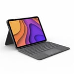 Etui clavier Logitech Folio Touch pour iPad Air 4e et 5e générations rétroéclairé Gris