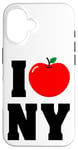 Coque pour iPhone 16 Cool New York Food, Cool New York City Illustration Graphic