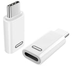 TiMOVO Lightning Female to USB C Male Adapter, [2 Pack] Lightning to USB C Adapter Converter with 35W Fast PD Charger & Data Transfe for iPhone 15/16/Pro/Pro Max/Plus, iPad Pro/Air USB-C Adapter