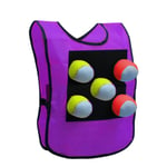 Dodgeball Sticky Vest Outdoor Heittopeli 5 Pallolla Lasten Ulkoilupeli