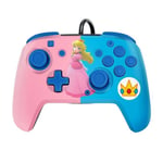 Princess Peach Faceoff Deluxe+ Wired Controller för Nintendo Switch