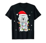 Old English Sheepdog Christmas Mom Dad Dog Gift T-Shirt