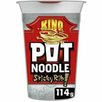 Pot Noodle King Sticky Rib Snack 114G