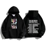 Herr Dam Taylor The Eras Tour Höst/vinter Taylor SwiftFashion Hoodie Fan Hoodie svart black XS