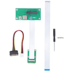 Mini PCIE - PCIE Express 4X USB-sovitinkortti PCB Mini PCIE - PCIE 4X USB-jatkojohto nopeilla FPC-kaapeleilla ja magneettilevyillä