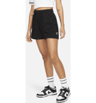 Nike Women's Mid-rise Fleece Shorts Air Urheilu BLACK/BLACK/WHITE