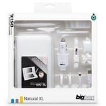 Nintendo DSi XL Accessory Pack Case Stylus Charger Headphones Game Storage White