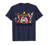 Joy To The World Nativity Scene Baby Jesus Xmas Christian T-Shirt