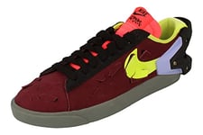 NIKE Homme X Acronym Blazer Low Chaussures de Skateboard, Bordeaux, Citron, Noir, 37.5 EU