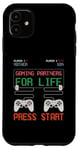 Coque pour iPhone 11 Mother And Son Gaming Partners for Life Jeu vidéo Gamer