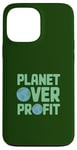 Coque pour iPhone 13 Pro Max Journée de la Terre Planet Over Profit 2025