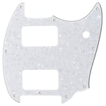 Musiclily Pro White Pearl 9 Hole HH Pickguard For Squier Bullet Mustang Guitar
