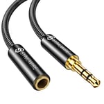 Syncwire Rallonge Jack 3,5 MM - Câble Jack Mâle à Femelle Adaptateur Rallonge Prise Jack Extension pour Casque Audio Téléphones iPhone Samsung Haut-Parleurs Tablettes PC Lecteurs MP3 etc. (1M)