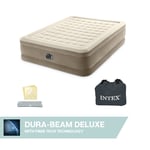 Intex luftmadrass - Ultra Plush - 2-Person - 152x203x46 cm (BxLxH) - Beige - Motorpump inbyggd