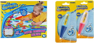 Aquadoodle Super Rainbow Deluxe Large Water Doodle Mat, Official Tomy No Mess C