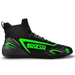 Sparco Mixte Hyperdrive Bottines Taille 43 Noir/Vert Chaussure Bateau, Standard