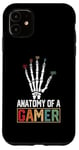 iPhone 11 Video Games Gaming Anatomy Of A Gamer WASD Gaming Keyboard Case