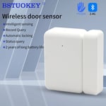 TTLOCK-Capteur d'ouverture et de fermeture de porte",détecteur de contact,alarme de sécurité domestique intelligente,protection,fonctionne avec Smart Lock Cleax,"application 2.4 mesurz