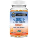 Garden of Life Dr. Formulated Magnesium with Pre & Probiotics Gummies, Orange Cr