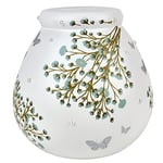 Pot Of Dreams Ceramic Money Pot Smash Money Box Savings Jar - Floral Blooming