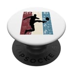 Ballon de football vintage effet vieilli PopSockets PopGrip Adhésif