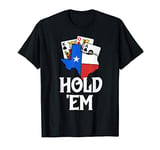 Texas Holdem Shirts For Men Texas Flag Hold Em Poker Gift T-Shirt