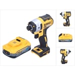 Dcf 887 n Clé à choc sans fil 18 v 205 Nm 1/4'' Brushless + 1x batterie Powerstack 5,0 Ah - sans chargeur - Dewalt