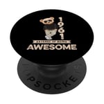 Ours en peluche original Awesome 64e anniversaire homme femme 1961 PopSockets PopGrip Adhésif