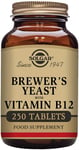 Solgar Brewers Yeast with Vitamin B12 Tablets Food Supplement 250 Count UK