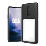 OnePlus VRS Design Damda High Pro Shield OnePlus7 -puhelimelle - Kerma Valkoinen