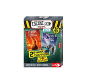 noris 606101945 Escape Room Duo 3, Jeu Familial et de société pour Adultes, avec 2 Cases et étui Promo avec mécanisme de Pliage innovant, à partir de 16 Ans