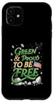 Coque pour iPhone 11 Green Freedom célèbre le progrès et le patriotisme | Saint Patrick