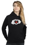 Mickey Mouse Heart Hands Hoodie