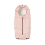 Nuvita 9445 Junior Essential| Sac universel pour poussette | Parfait pour les enfants de 6 à 36 mois (100 cm) | Résistant à des températures jusqu'à 0 °C, anti-vent et pluie | Rose pastel