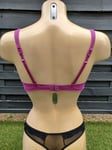 PASSIONATA SOUTIEN GORGE ARMATURE TAILLE 85A COULEUR VIOLET REF 4509