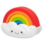 PlayGo Jouet Arc-en-Ciel, Jouet de Construction, empilage Arc-en-Ciel, Nuages, stimule l'imagination, Jouets éducatifs pour Enfants 6 Mois