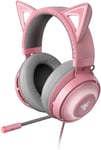 Razer Kraken Kitty Edition - Gaming Headset (The Cat Ear USB Gaming Headset, Chr