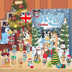 2024 Christmas Advent Calendar Blueys Figure Doll 24 Days Countdown Kids Gift UK