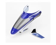 Complete Blue Canopy with/Vertical Fin (Blade mSR)