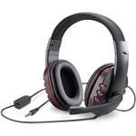 Gaming Headset Hörlurar med mikrofon för PS5, PS4, Nintendo Switch, Playstation 4, Playstation 5, Playstation Vita, Mac, Laptop, Tablet, Dator