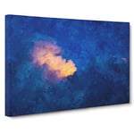 Light Upon the Clouds Canvas Print for Living Room Bedroom Home Office Décor, Wall Art Picture Ready to Hang, 30 x 20 Inch (76 x 50 cm)