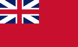 Flagg av høflighet LINDEMANN Great Britain (red ensign) DVGB20SB