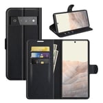 Google Pixel 6 Pro      Pu Wallet Case    [Black]