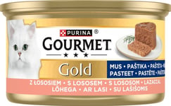 Purina Gourmet Gold Mus Z Lososiem 85G