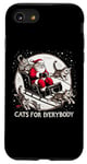 Coque pour iPhone SE (2020) / 7 / 8 Cats For Everybody Christmas Cats Kids Women Girl Funny Xmas