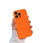 ZCDAYE Case for iPhone 11, Glitter iPhone 11 (6.1 inches) Phone Case, Slim Soft TPU Anti-Scratch Protective Cover for Women Girls Design for iPhone 11 (6.1 inches), Sparkle Orange