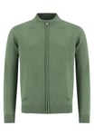 Fynch Hatton cardigan-Zip superfine dusty olive - L