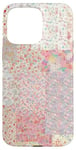 iPhone 15 Pro Max Blue & Pink Aethetics Vintage Wildflower & Polka Dot Pattern Case